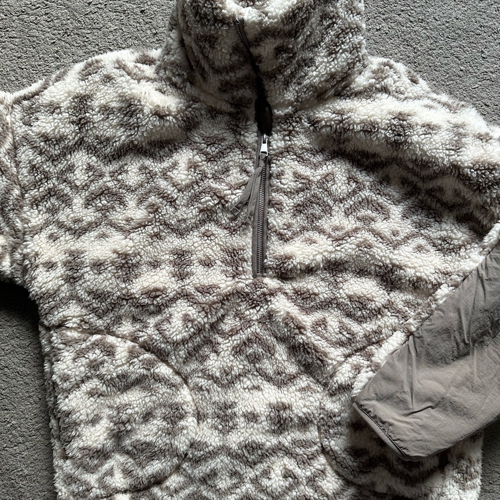 Sherpa Half-Zip Sweatshirt Abercrombie & Fitch